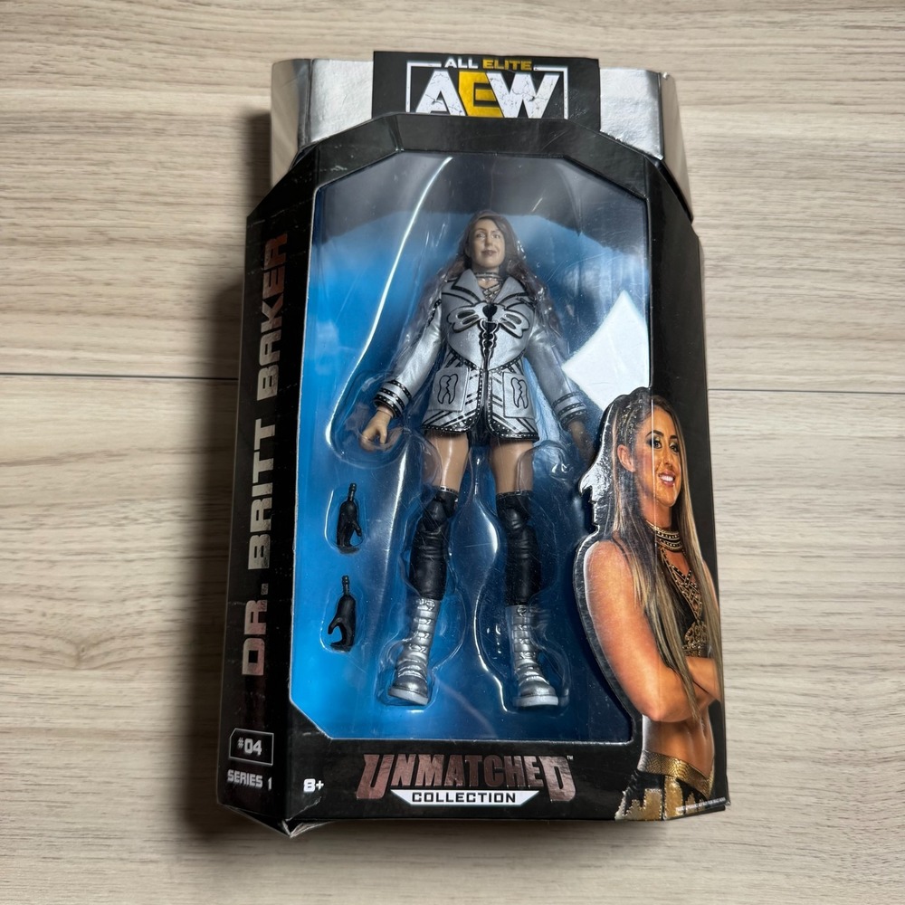 Jazwares AEW Dynamite Series 1 Unmatched Collection Dr Britt Baker Action Figure